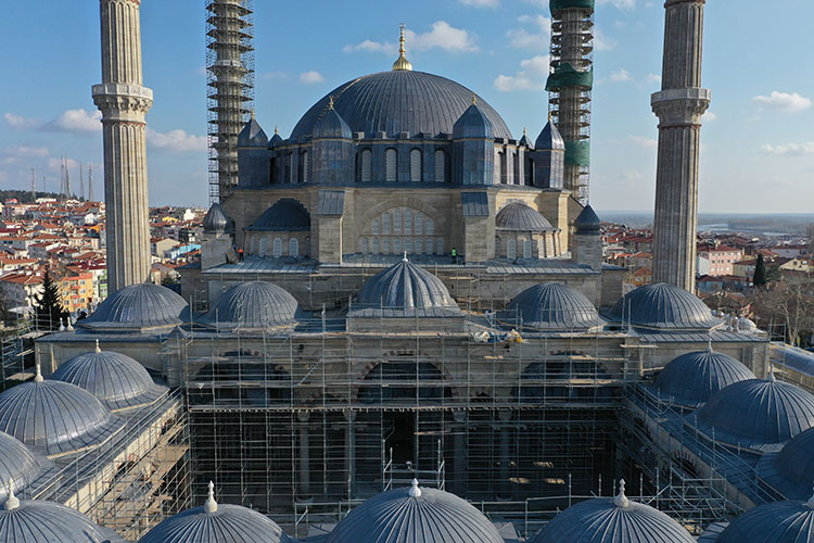 Selimiye Camisi nin  restorasyonu 2025 yılında bitirilecek!